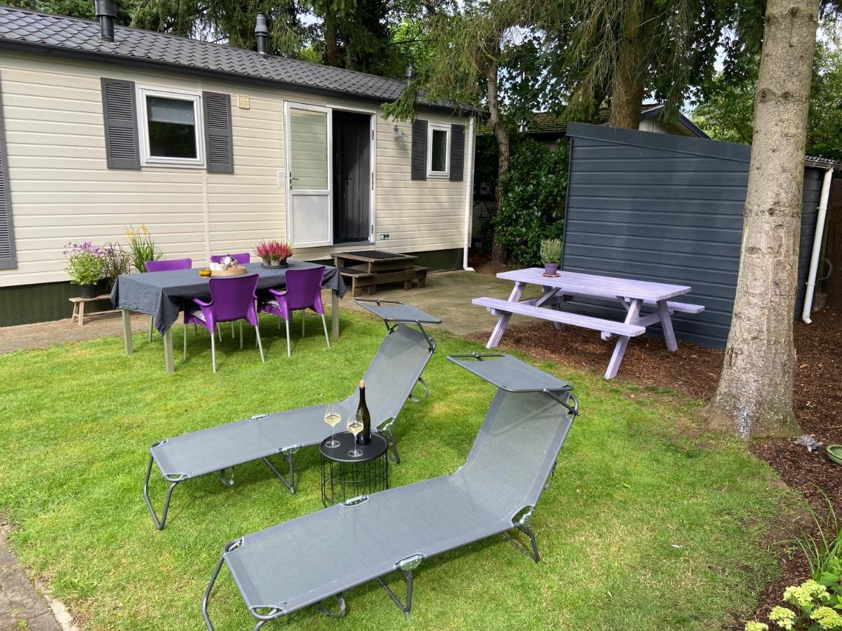 Ruim En Modern Chalet In De Veluwse Bossen Putten Kültér fotó