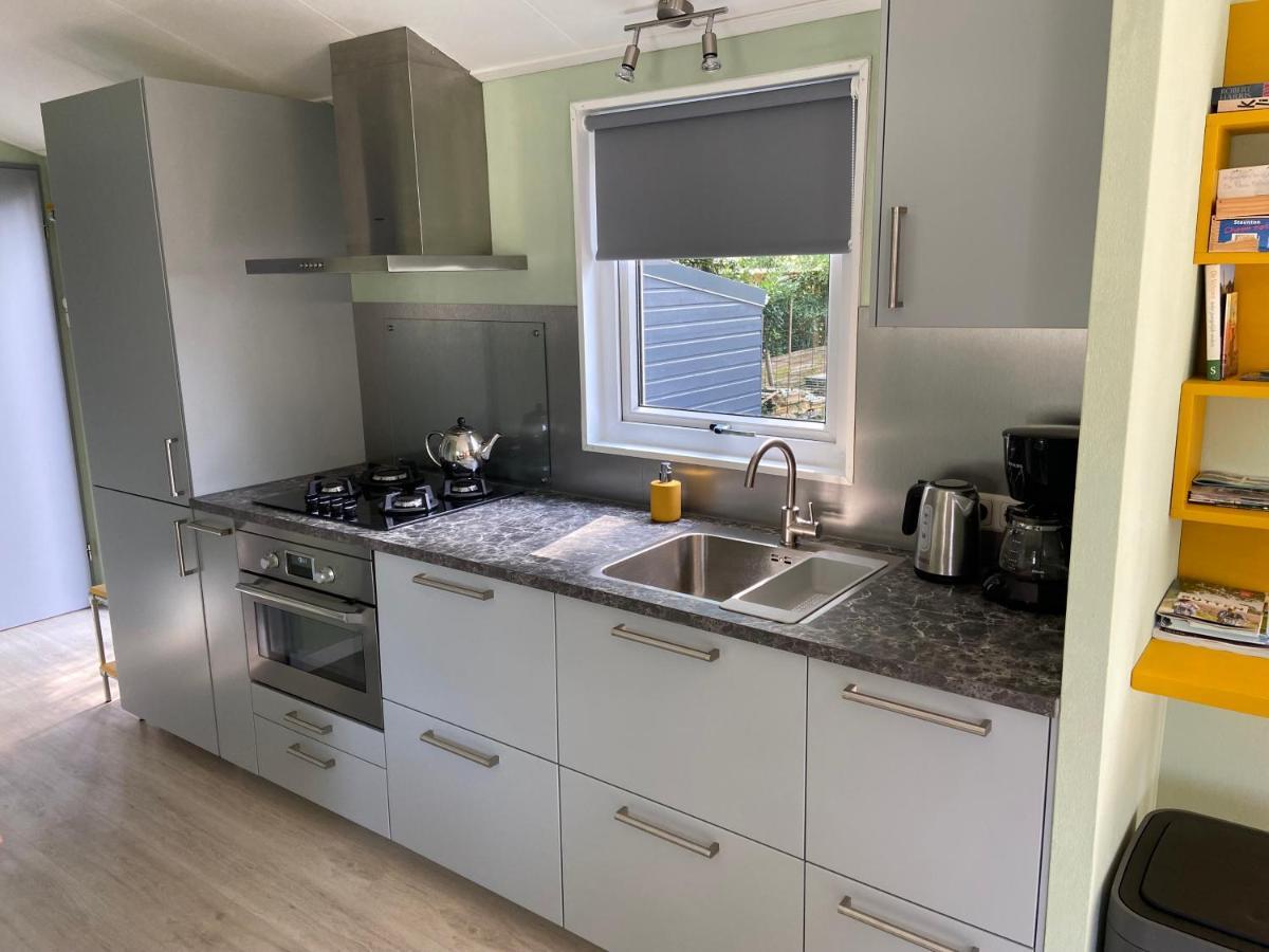 Ruim En Modern Chalet In De Veluwse Bossen Putten Kültér fotó