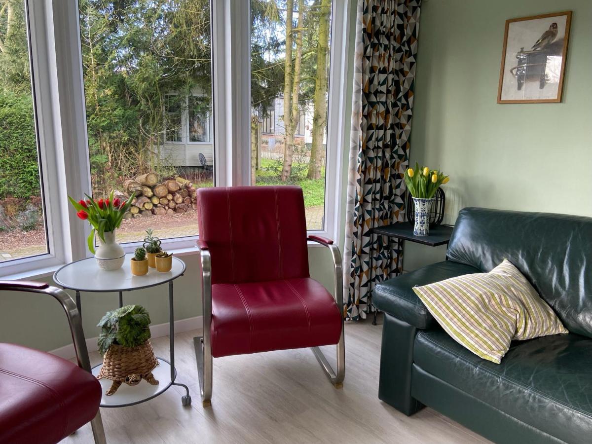 Ruim En Modern Chalet In De Veluwse Bossen Putten Kültér fotó