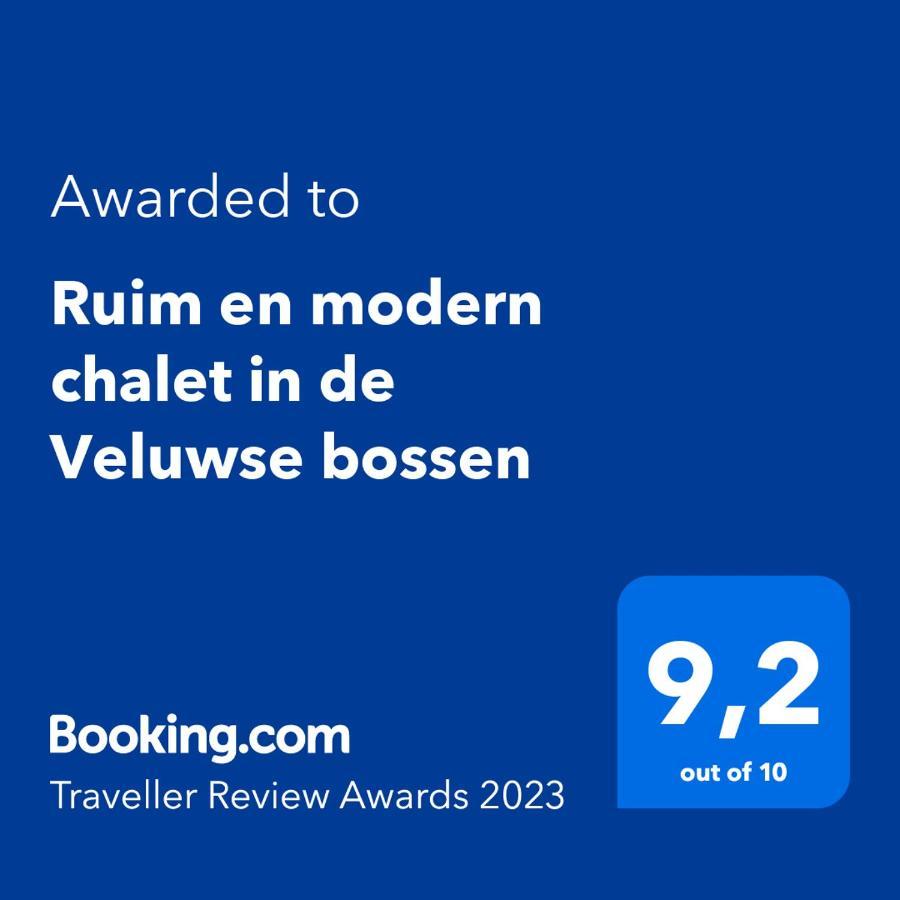 Ruim En Modern Chalet In De Veluwse Bossen Putten Kültér fotó